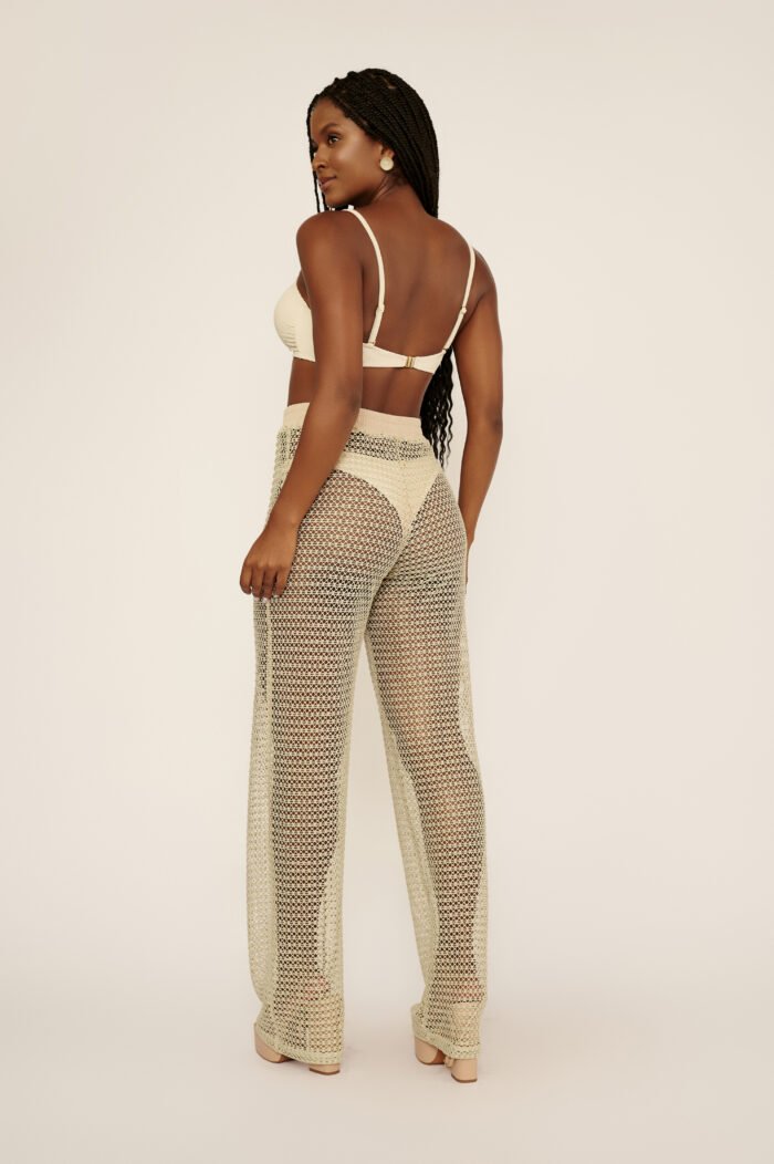 Calça Pantalona Efeito Crochê - Image 2