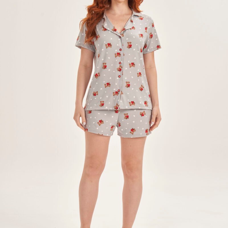 Pijama Aberto Ursinhos Estilo Sul