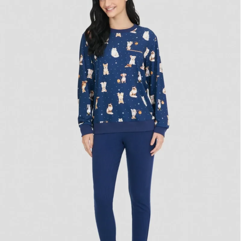 Pijama Feminino Adote Amor