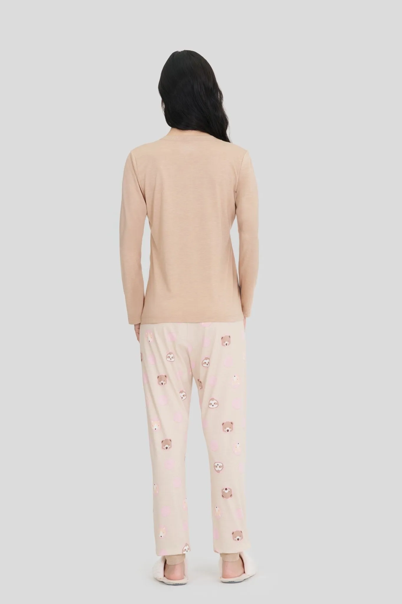 Pijama Longo Feminino Floresta - Imagem 2