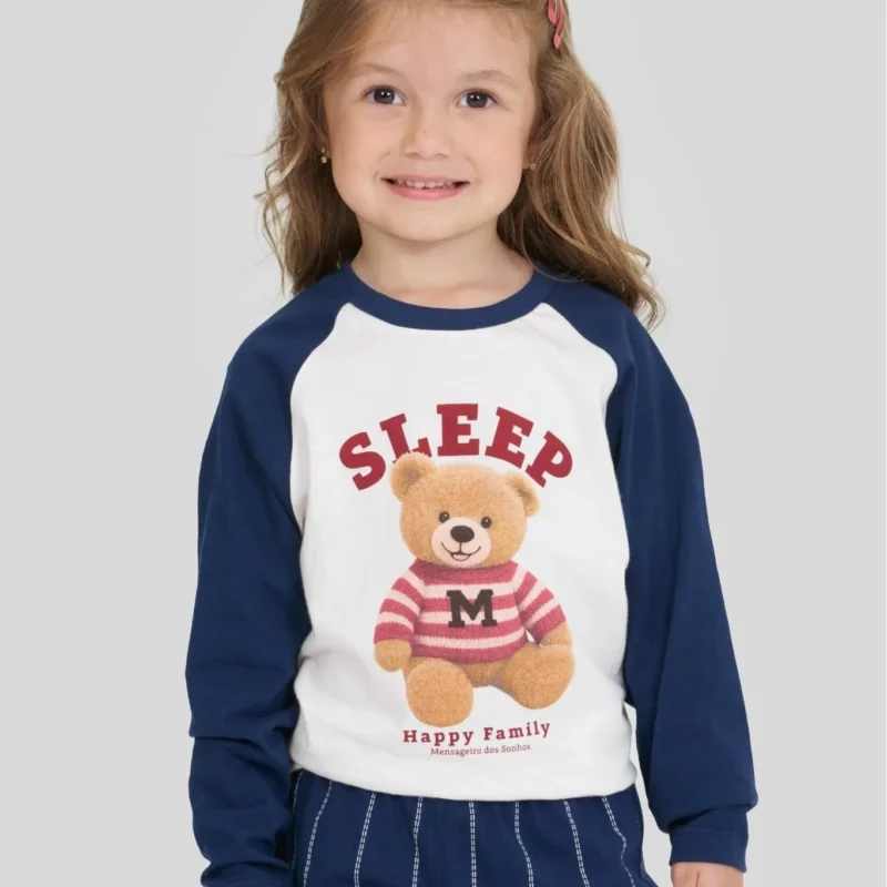 Pijama Inverno Infantil Ursinho